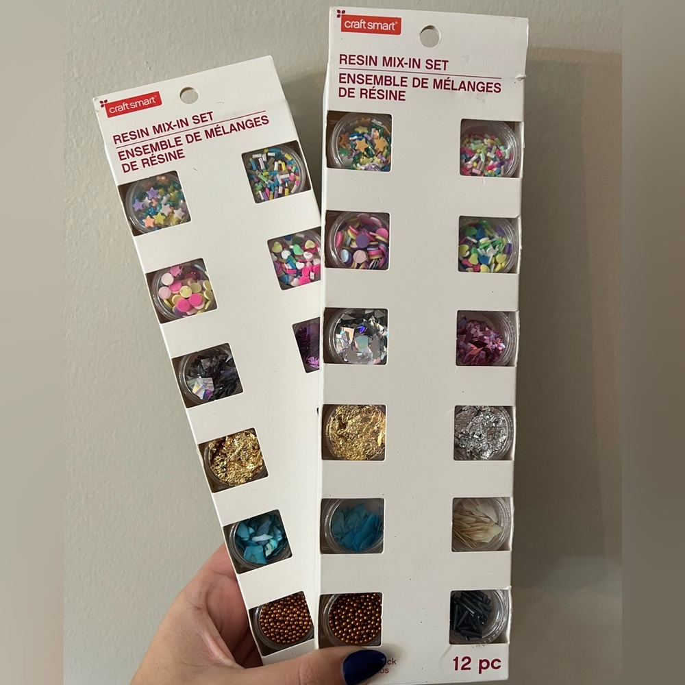 Resin mix in set
